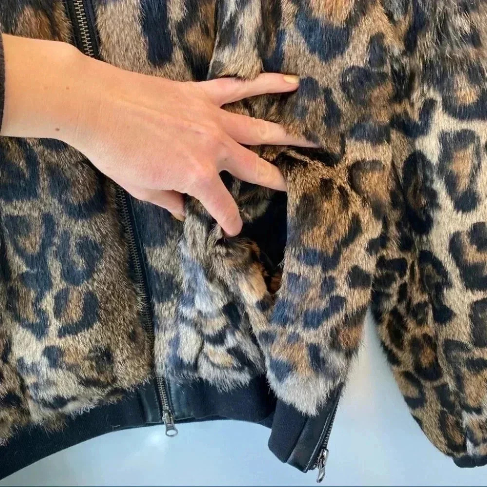 Pam and Gela Leopard Rabbit Bomber - Picture 11 of 14